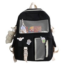 JOYPESSIE Kawaii Nylon Women Backpack Fashion Waterproof Ruack for Teen Girls Sc - £131.61 GBP