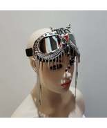 Rave Streampunk Goggles,Burning Man Goggles, Festival Goggles Headpiece - $48.00+