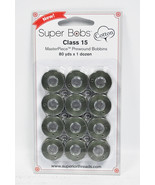Super Bobs MasterPiece Cotton 80yd Prewound Bobbins 12ct Class 15 Da Vinci - €16,43 EUR