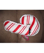 CANDY CANE MUSTACHE Brand New Plush NWT Stuffed Animal With Tags 14&quot; SUG... - $7.99