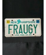 1998 FRAUGY New Hampshire Vanity License Plate - Frog Froggy Frogs Fog F... - €34,24 EUR