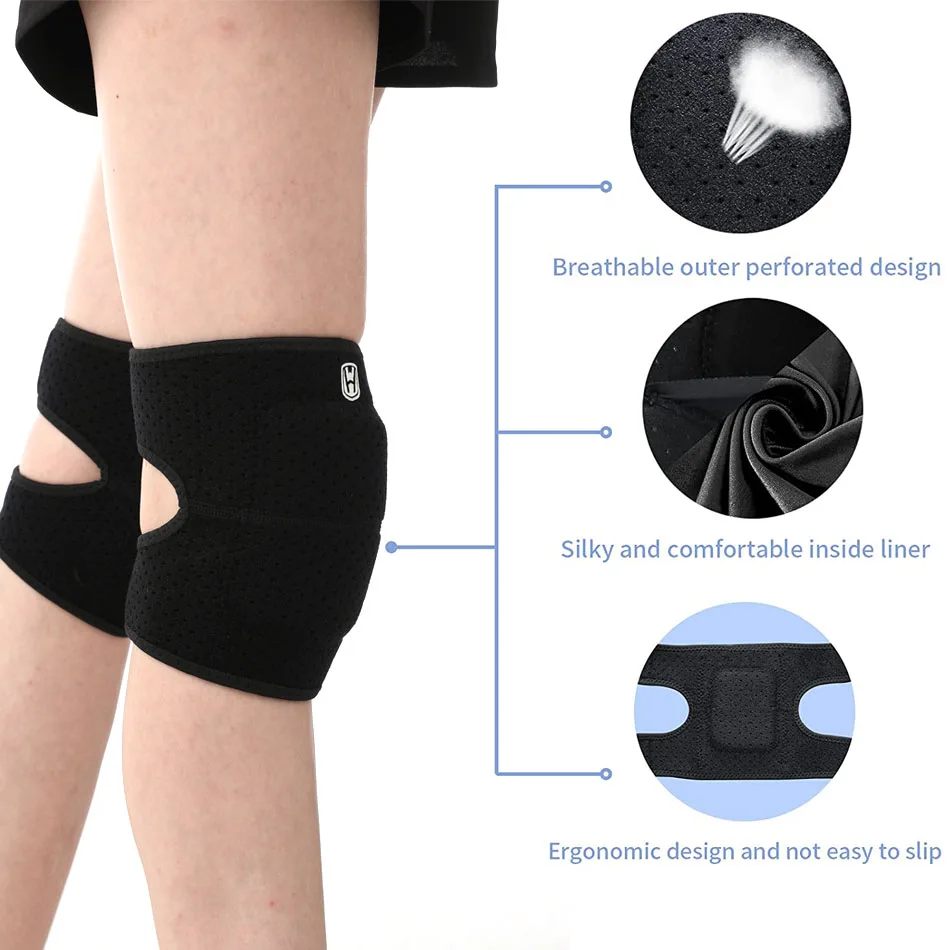 Sporting WorthWhile EVA Knee Pads for Dancing Volleyball A Women Kids Men Kneepa - £24.37 GBP
