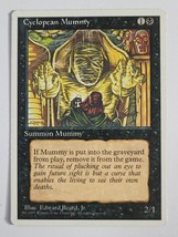 1995 CYCLOPEAN MUMMY MAGIC THE GATHERING MTG CARD PLAYING ROLE PLAY VINTAGE - £4.78 GBP