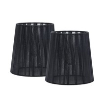 Kora Clip-On Small Lamp Shades For Table Chandelier Wall Lamp,Set Of 2,Small Bar - £24.03 GBP
