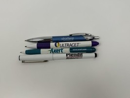 Lot Of 4 Pharmaceutical Drug Rep Pens Strattera Ultracet Axert Plendil - $400.89 MXN