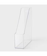 Brightroom Clear Plastic Magazine File Holder Organizer Desk Storage - $265.21 MXN