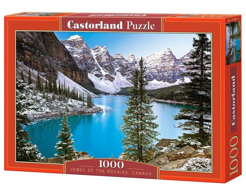 1000 Piece Jigsaw Puzzle, The Jewel of the Rockies, Canada, Idyllic Land... - $36.55