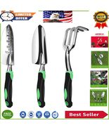 3-Piece Ergonomic Aluminum Gardening Kit – Hand Trowel &amp; Cultivator Incl... - $490.86 MXN