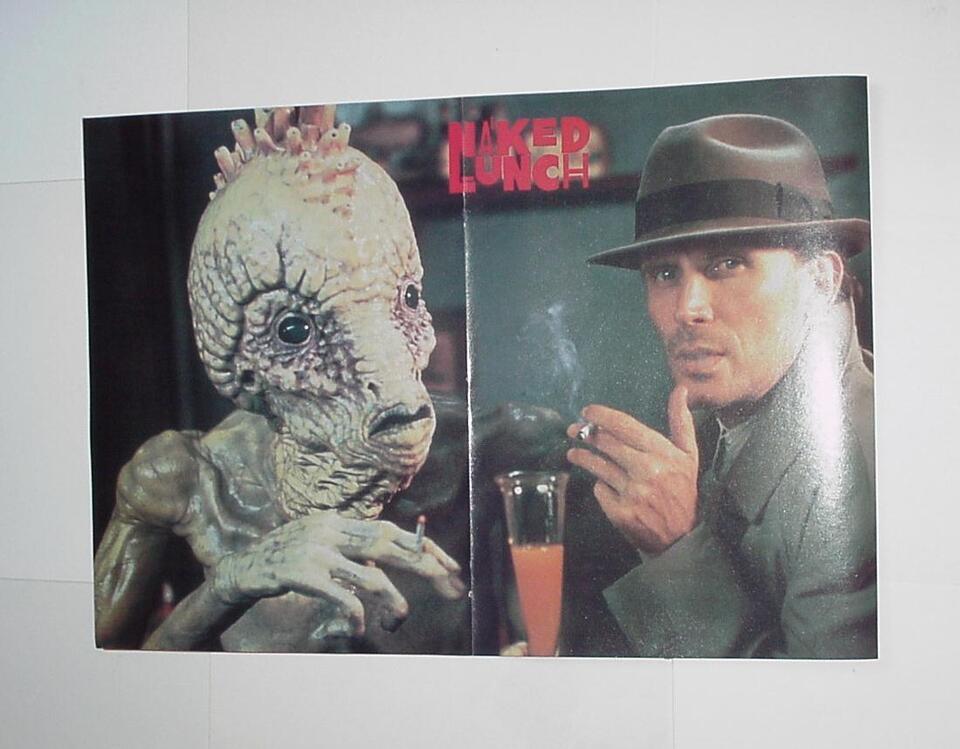 Primary image for Naked Lunch Poster Peter Weller w/ Hallucination David Cronenberg 1991 Movie