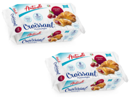 2 Pack - Antonelli Croissant Cherry Filling 400G 8PC Sugar Free Made In Italy - £17.12 GBP