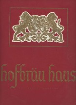 Hofbrau Haus Menu Covington Kentucky 1970&#39;s - £45.16 GBP