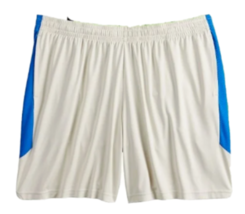 Dry Tek Gear Shorts Men 2X Big and Tall Moisture Wicking Pockets White 1044-46 - £11.10 GBP