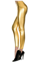 Gold Metallic Leggings (sh) - £62.12 GBP