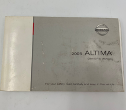 2005 Nissan Altima Owners Manual OEM E02B05019 - £14.45 GBP