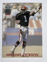 Michael Jackson 1992 Pro Set Power #101 Cleveland Browns NFL Football Card - £0.77 GBP