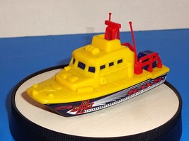 Matchbox 2001 S.O.S. 5-Pak 1 Loose Vehicle Sea Rescue Boat Dark Blue &amp; Yellow - £2.39 GBP