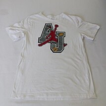 AJ Air Jordan Youth Boy's XL White Graphic Short Sleeve T-Shirt  image 10