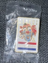US Postage Stamp Large Commemorative Lapel Pin Circus Clown White - £3.88 GBP