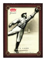 2004 Fleer Greats of the Game #2 Ty Cobb Detroit Tigers - $3.00