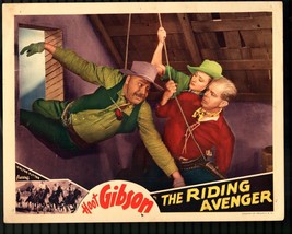 Riding Avenger 11&quot;x14&quot; Lobby Card Hoot Gibson Ruth Mix Stanley Blystone Western - £45.98 GBP