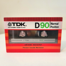 Vintage TDK D90 Dynamite Cassette Tape SEALED NEW Normal Position 1982 J... - £7.79 GBP