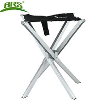 Brs-d2 outdoor camping folding stool Lightweight aluminum fishing stool fishing  - £114.00 GBP