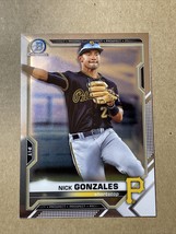 2021 Bowman Chrome Nick Gonzales Pirates BCP34 - £1.18 GBP