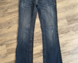 MISS ME Bootcut Embellished Jeans JE5180B3L Women&#39;s  Size 27x31 pants Da... - £17.93 GBP
