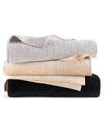 DONNA KARAN 3pc HAND QUILTED VELVET QUILT/COVERLET/SHAMS SET KING BLACK BNIP - €475,56 EUR