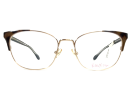 Lilly Pulitzer Eyeglasses Frames POSEY TO Tortoise Blue Gold Cat Eye 51-17-135 - $88.94