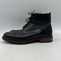 Johnston &amp; Murphy 1850 Mens Black Lace Up Leather Ankle Chukka Boots Size 10M - £47.30 GBP