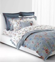 Ralph Lauren Maggie Floral Stripe 6P Queen Duvet Shams Euros Pillow Set $720 - £222.50 GBP