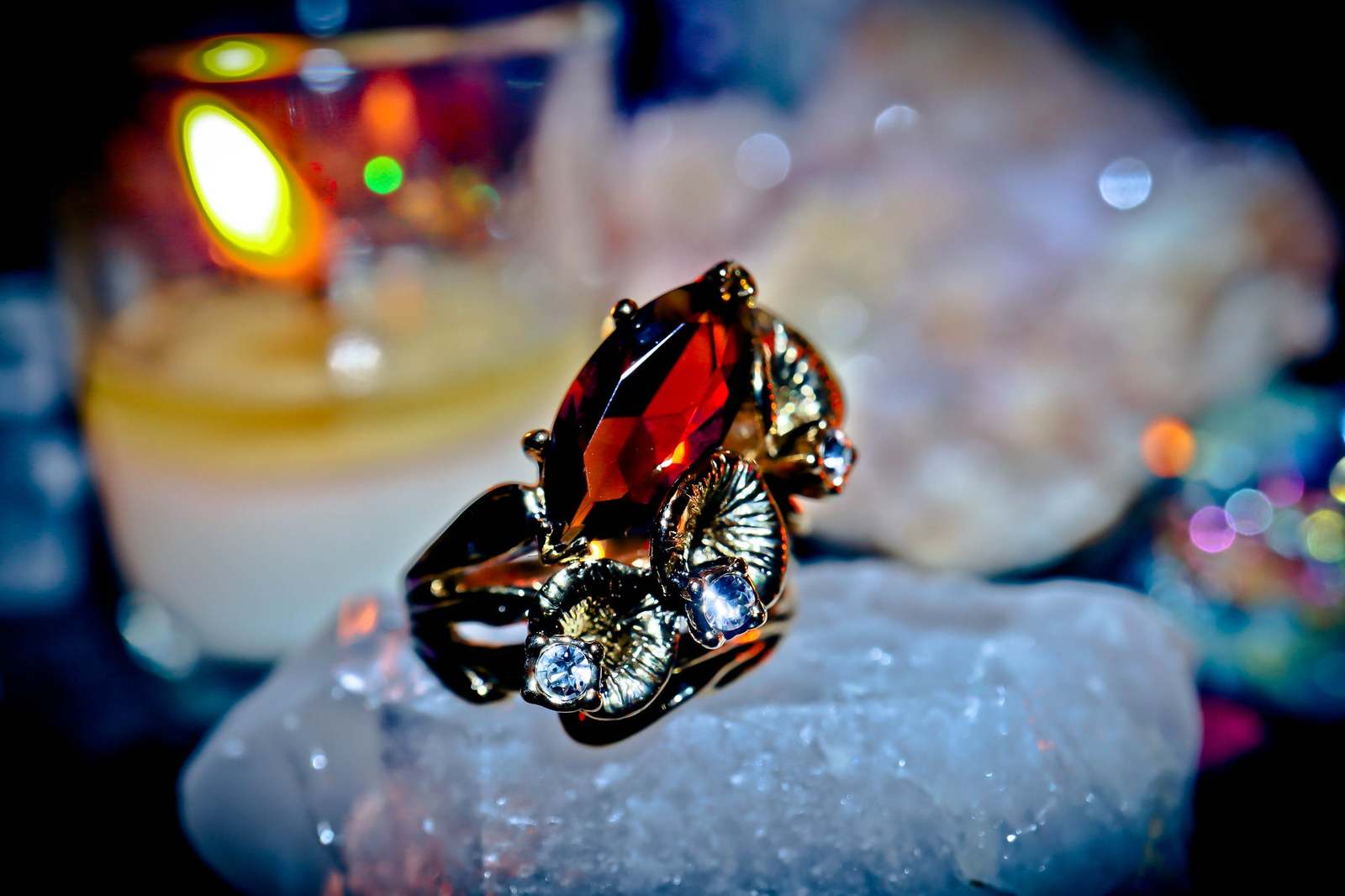 Primary image for LUCK of the FAERIES! Djinn Wealth Money & Prosperity Wicca Pagan Haunted Ring! $