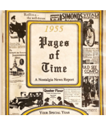 1955 Pages Of Time Magazine Booklet PB Vintage History Headlines Kardlet... - $24.99