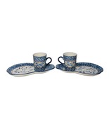 Temp-tations by Tara Old World 4-Piece Plate &amp; Mug Duet Set Old World Blue - $28.70