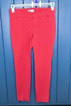 Old Navy Pixie Red Polka Dot Cropped Pants Size 6 Regular Rockabilly Nov... - £5.44 GBP