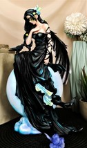Ebros Large Gothic Lunar Eclipse Raven Fairy Statue 11&quot;H Nene Thomas Dar... - £65.96 GBP