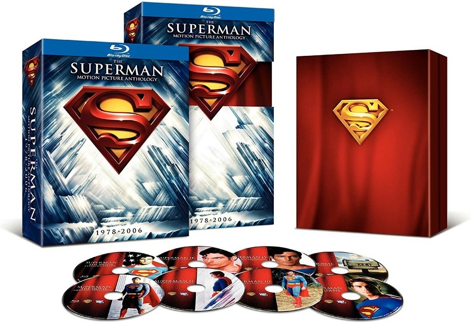 Superman Motion Picture Anthology Blu Ray 1978-2006 New Sealed Free Ship... - $49.45