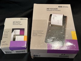 HP 82240B Infrared Printer + HP 82175A Thermal Paper 6-Rolls Lightly Tested - $150.00