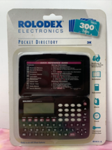 Rolodex Electronics Pocket Directory RF411-3 Stores 300 items - Damaged ... - $9.89