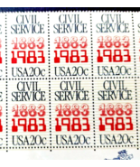 Scott 2053 &quot;Civil Service&quot; 20 Cents 1983 US Postage Face Value: $4.00 - $3.95