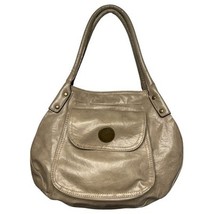 VTG Axcess Liz Claiborne Hobo Purse Beige Pockets Vegan Boho Y2K 2000s - $331.97 MXN