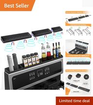 Flexible Silicone Magnetic Shelf - Ideal Spice &amp; Gadget Holder for Kitchens - $54.40
