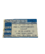 ALICE COOPER MOTORHEAD FASTER PUSSYCAT 2/26/1988 LONG BEACH CONCERT TICK... - $285.54 MXN