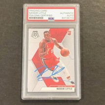 2019-20 Panini Mosaic #247 Nassir Little Signed Rookie Card AUTO PSA Slabbed RC  - £55.05 GBP