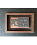 1989 Ups 20 Ans De Service Appréciation Award Métal Bois Plaque Personna... - $131.90 CAD