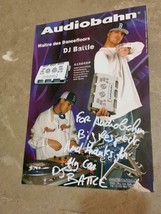 DJ Battle Maitre des Dancefloors Autographed Mini Poster 8-1/4 x 11-3/4 - £19.95 GBP