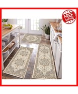 Functional &amp; Chic Kitchen Mats 3-Piece Set - Rugs for Laundry, Bathroom,... - $71.27