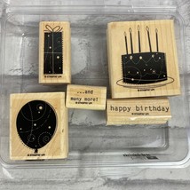 Stampin Up Set of 5 Birthday Whimsy New Cake Balloon Presents Gifts Candles - £4.64 GBP