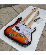 Double Necks Electric Guitar,4 Strings Bass&amp;6 Strings Single Wave Guitar... - $329.00